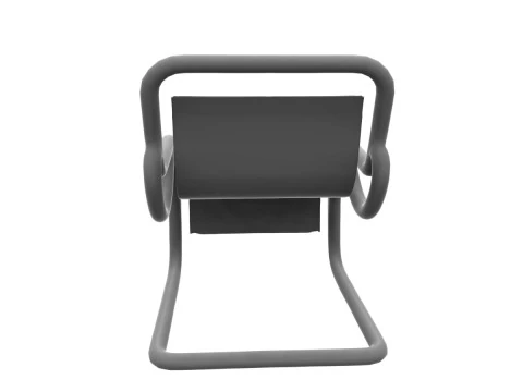 Modern curved chair 3D Model