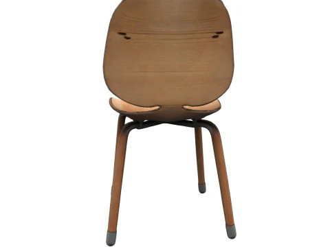 Modern wood chair 3D Model