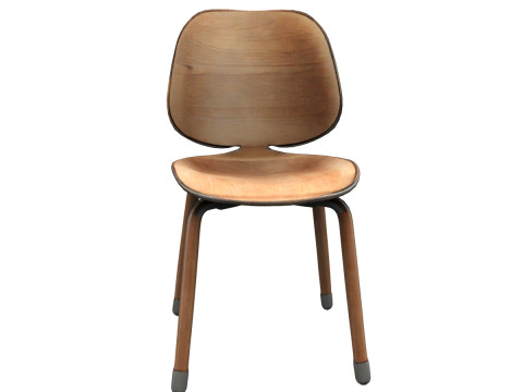 Modern wood chair 3Dモデル