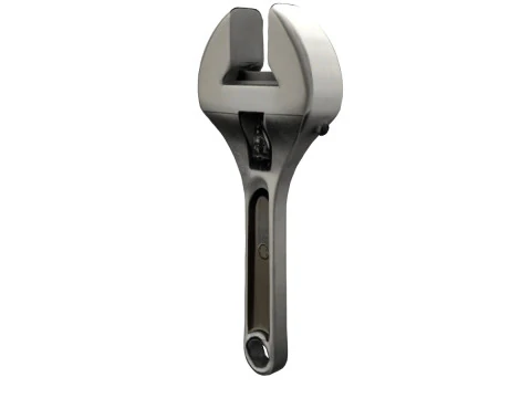 Adjustable Wrench 3D Model