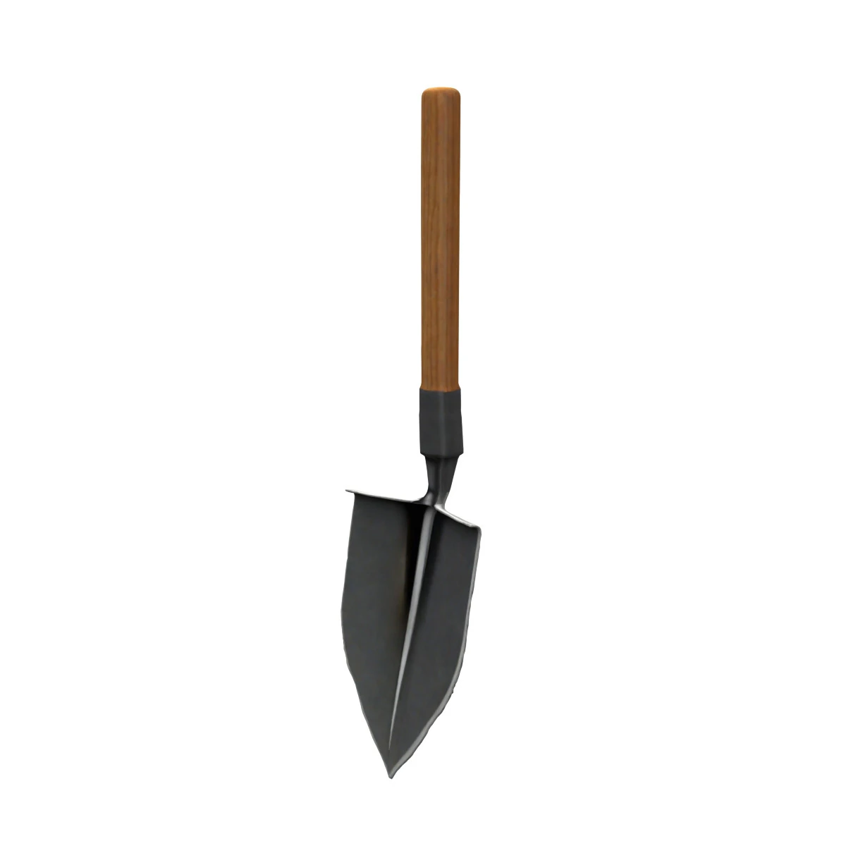 Steel shovel 3D Model .c4d .max .obj .3ds .fbx .stl .blend