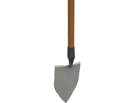Steel shovel 3D Model