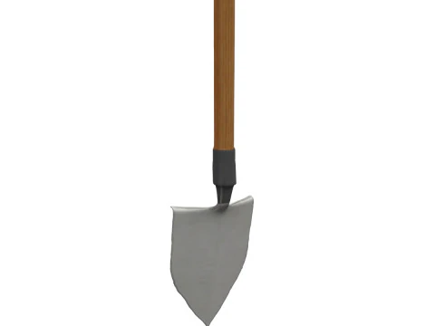 Steel shovel 3D Model