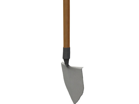 Steel shovel 3D Model