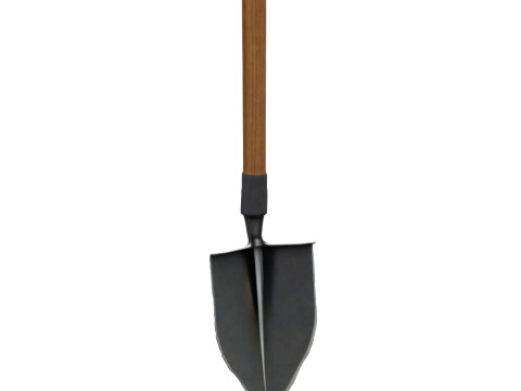 Steel shovel 3D Model