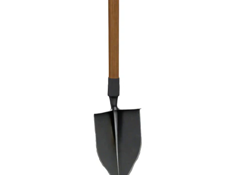 Steel shovel 3D Model