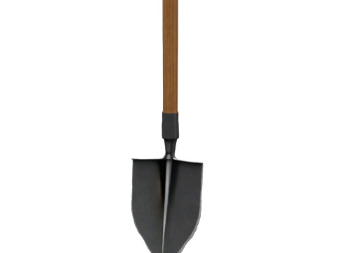 Steel shovel 3D Model