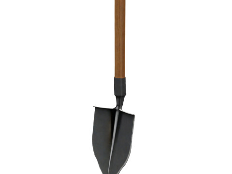 Steel shovel 3D Model