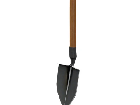 Steel shovel 3D Model