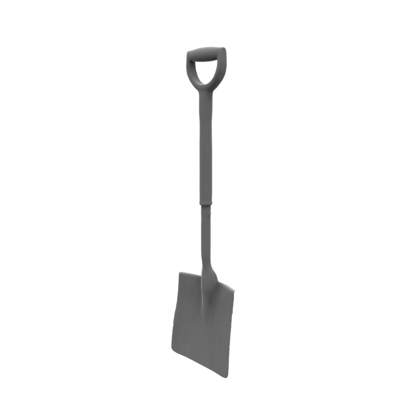Handled Shovel Modello 3D .c4d .max .obj .3ds .fbx .stl .blend 