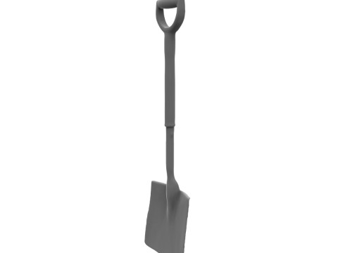 Handled Shovel Modello 3D