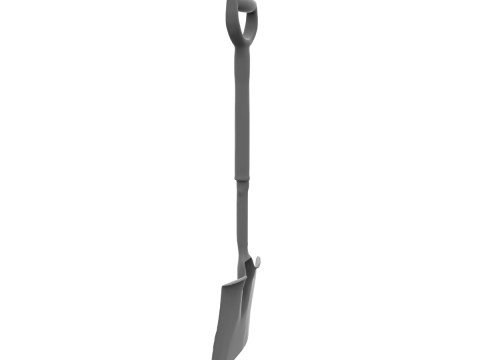 Handled Shovel Modello 3D