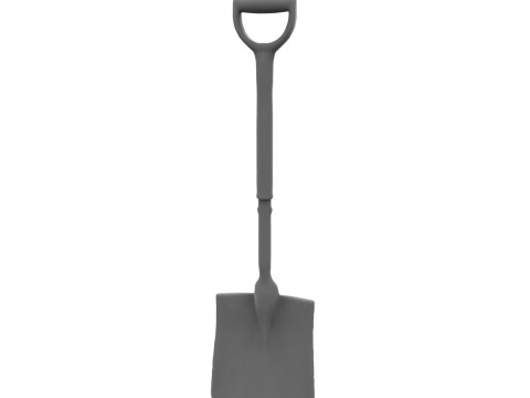 Handled Shovel Modello 3D