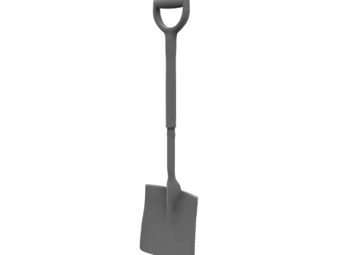 Handled Shovel 3D Model