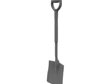 Handled Shovel 3D Model