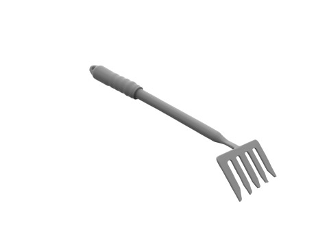 Garden Rake Modelo 3D