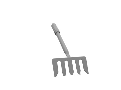 Garden Rake Modelo 3D