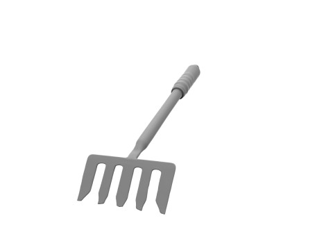 Garden Rake Modelo 3D