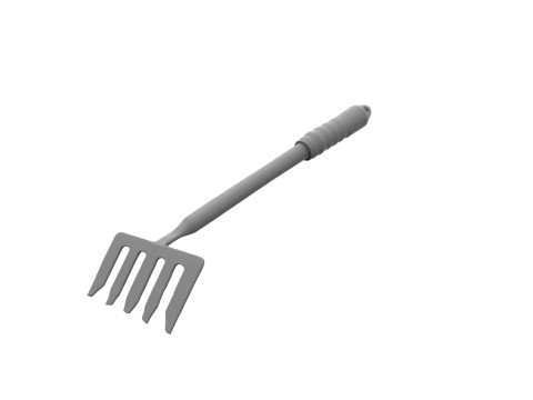 Garden Rake Modelo 3D