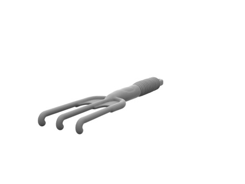 Garden Hand Fork 3D Model