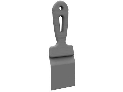 Edge Putty Trowel 3D Model
