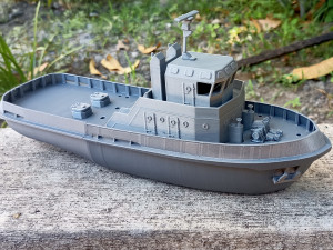 Tugboat miniature 3D Print Model
