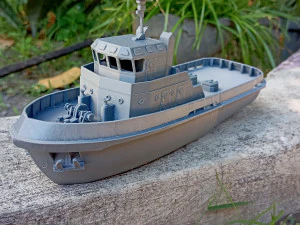 Tugboat miniature 3D Print Model