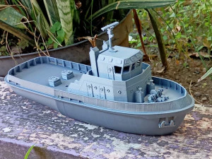 Tugboat miniature 3D Print Model