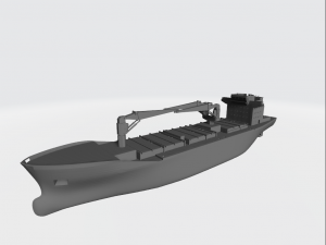 Cargo ship miniature for RC 3D Print Model