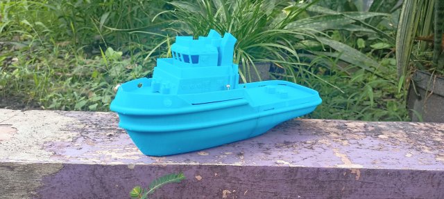 Tugboat miniature for RC 3D Bask Modeli in Ara 3DExport