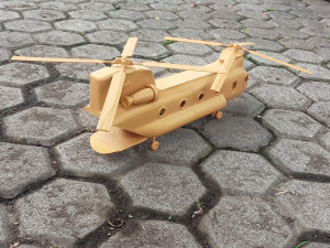 Helicopter military cargo 3D Print Model