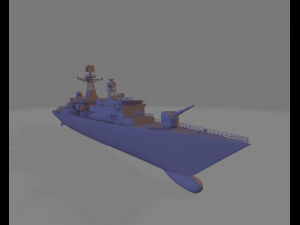 Russian battleship yaroslav mudry 3D Print Model