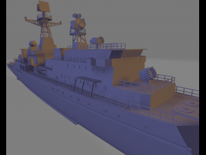 Russian battleship yaroslav mudry 3D Print Model