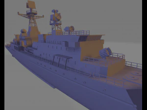 Russian battleship yaroslav mudry 3D Print Model
