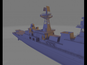 Russian battleship yaroslav mudry 3D Print Model