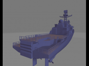 Russian battleship yaroslav mudry 3D Print Model