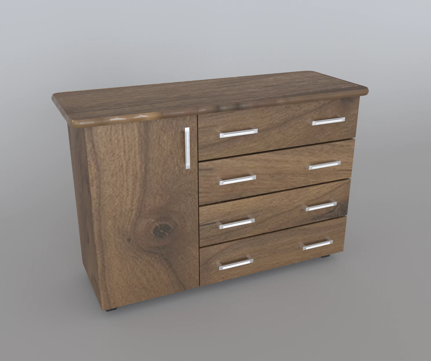 Dresser 3D Model .c4d .max .obj .3ds .fbx .stl .blend 