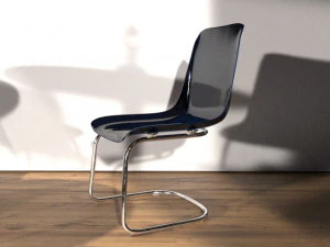 Ikea DOCKSTA TOBIAS Mesa e 4 cadeiras Modelo 3D