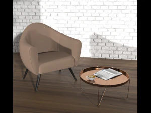 Habibi side table 3D Model
