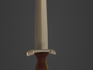 Knife pbr low poly Model 3D