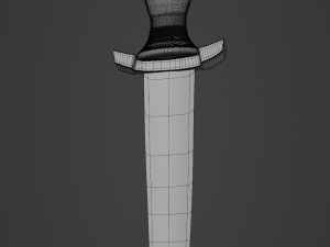 Knife pbr low poly Model 3D