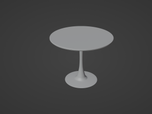 Dining table 3D 模型