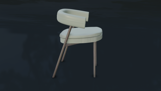 Nena armchair s Modello 3D .c4d .max .obj .3ds .fbx .stl .blend