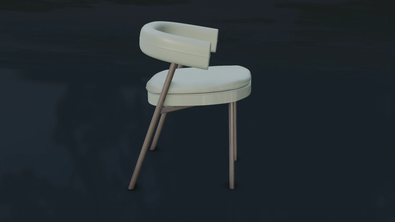 Nena armchair s 3D Model .c4d .max .obj .3ds .fbx .stl .blend
