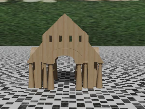 Dom Piramity Model 3D