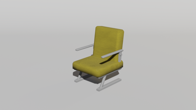 Armchair 3D Model .c4d .max .obj .3ds .fbx .stl .blend 