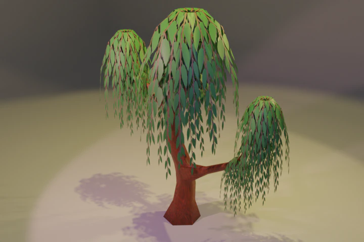 Willow 3D Model .c4d .max .obj .3ds .fbx .stl .blend 