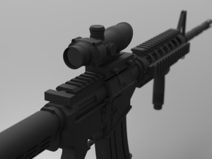 Assault Rifle Model 3D