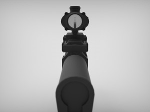 Assault Rifle Model 3D