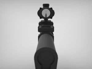 Assault Rifle 3D Model
